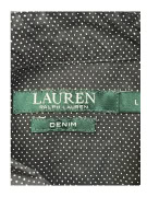 LAUREN RALPH LAUREN Πουκάμισο Polka Dot Μαύρο Unisex Large