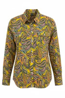 LAUREN RALPH LAUREN CAMICIA VINTAGE GIALLA DONNA PRE OWNED L