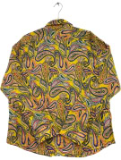 LAUREN RALPH LAUREN CAMICIA VINTAGE GIALLA DONNA PRE OWNED L