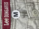 LEE DUNGAREES CARGO BERMUDA BEIGE MEN PRE OWNED M