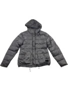 Lee Μπουφάν Puffer Casual Logo Γκρι Ανδρικό L