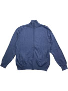 Lee Original Blue Zip-Up Knit Cardigan Men’s L