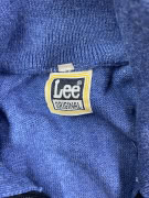 Lee Original Blue Zip-Up Knit Cardigan Men’s L