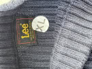 LEE ΠΛΕΚΤΟ ΠΟΥΛΟΒΕΡ ΜΕ ΡΙΓΕΣ NAVY UNISEX PRE OWNED XL