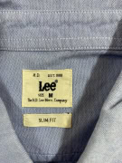 LEE ΠΟΥΚΑΜΙΣΟ ΜΑΚΡΥΜΑΝΙΚΟ OXFORD SLIM FIT ΓΑΛΑΖΙΟ ΑΝΔΡΙΚΟ MEDIUM