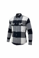 LES COPAINS SPORTSWEAR ΠΟΥΚΑΜΙΣΟ ΚΑΡΟ ΜΠΛΕ ΓΚΡΙ ΛΕΥΚΟ ΑΝΤΡΙΚΟ PRE OWNED L