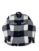 LES COPAINS SPORTSWEAR ΠΟΥΚΑΜΙΣΟ ΚΑΡΟ ΜΠΛΕ ΓΚΡΙ ΛΕΥΚΟ ΑΝΤΡΙΚΟ PRE OWNED L