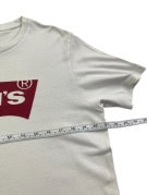 LEVI S GRAPHIC TEE MINIMAL OFF WHITE UNISEX PRE OWNED M