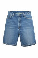 LEVI'S 550 DENIM SHORTS 90s RELAXED FIT ΜΠΛΕ UNISEX L