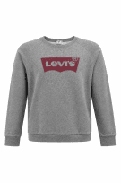 LEVIS CREWNECK SWEATSHIRT GRAPHIC ΓΚΡΙ ΑΝΤΡΙΚΟ PRE OWNED M