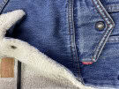 1988 LEVIS DENIM JACKET SHERPA BLUE MEN PRE OWNED L