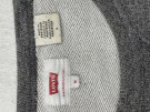 LEVIS SWEATSHIRT BIG LOGO GREY MENS PRE OWNED M