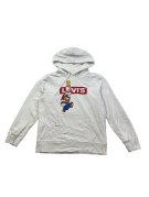 LEVIS HOODIE GRAPHIC OFF WHITE UNISEX PRE OWNED S
