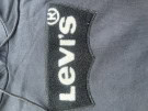 LEVIS HOODIE STREETWEAR ΞΕΘΩΡΙΑΣΜΕΝΟ ΜΑΥΡΟ UNISEX PRE OWNED XL