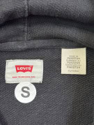 LEVIS HOODIE STREETWEAR BLACK UNISEX PRE OWNED XS
