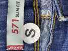 LEVIS JEANS BOOTCUT ΜΠΛΕ ΑΝΤΡΙΚΟ PRE OWNED S