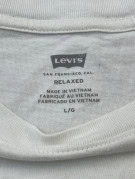 LEVIS ΚΟΝΤΟΜΑΝΙΚΗ ΜΠΛΟΥΖΑ MINIMAL ΥΠΟΛΕΥΚΟ ΑΝΤΡΙΚΟ PRE OWNED L