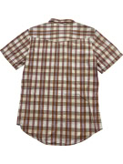Levi's Κοντομάνικο Πουκάμισο Slim Fit Καρό Μπεζ-Λευκό-Κόκκινο Γυναικείο M
