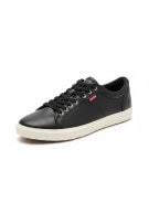 LEVIS LOW TOP SNEAKERS MINIMAL ΜΑΥΡΑ UNISEX PRE OWNED EU 41