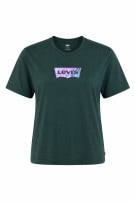 LEVIS GRAPHIC TEE DARK GREEN WOMENS PRE OWNED XL
