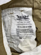 LEVIS ΠΑΝΤΕΛΟΝΙ CARGO UTILITY ΧΑΚΙ ΑΝΤΡΙΚΟ PRE OWNED L