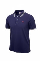 LEVI'S POLO SHIRT WITH STRIPED COLLAR DETAIL BLUE MEN'S S
