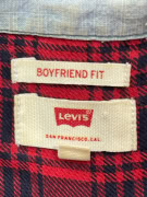 LEVI'S ΠΟΥΚΑΜΙΣΟ BOYFRIEND FIT ΚΑΡΟ ΚΟΚΚΙΝΟ ΑΝΔΡΙΚΟ M