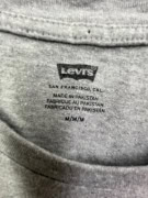 LEVI'S T-SHIRT CASUAL LEVI STRAUSS ΛΟΓΟΤΥΠΟ ΓΚΡΙ ΑΝΔΡΙΚΟ M