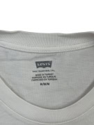 LEVI\'S T-SHIRT CASUAL CON STAMPA LOGO NEON BIANCO DA UOMO MEDIUM