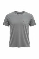 LEVI'S T-SHIRT ΜΕ ΤΣΕΠΗ CASUAL RED TAB ΓΚΡΙ ΑΝΔΡΙΚΟ LARGE