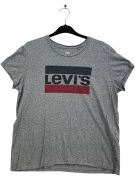 LEVIS T SHIRT VINTAGE ΓΚΡΙ ΓΥΝΑΙΚΕΙΟ L pre-owned
