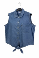 LEVI'S ΤΖΙΝ ΑΜΑΝΙΚΟ ΠΟΥΚΑΜΙΣΟ ΜΠΛΕ ΓΥΝΑΙΚΕΙΟ L