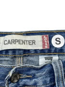 LEVIS ΤΖΙΝ CARPENTER ΒΕΡΜΟΥΔΑ WORKWEAR WASHED BLUE ΑΝΤΡΙΚΟ PRE OWNED S