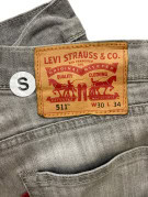 LEVIS ΤΖΙΝ ΠΑΝΤΕΛΟΝΙ WASHED ΓΚΡΙ ΑΝΤΡΙΚΟ PRE OWNED S