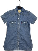 LEVI'S ΤΖΙΝ ΠΟΥΚΑΜΙΣΟ ΜΠΛΕ ΓΥΝΑΙΚΕΙΟ XS