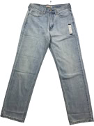Levi’s 513 Jean Παντελόνι Straight Fit Ανοιχτό Μπλε Ανδρικό M (W32)