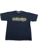LEXINGTON T-SHIRT HAWAIIAN ISLANDS KAUAI GRAPHIC ΜΑΥΡΟ UNISEX XL