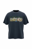 LEXINGTON T-SHIRT HAWAIIAN ISLANDS KAUAI GRAPHIC ΜΑΥΡΟ UNISEX XL