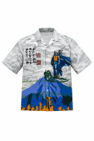 LIONS RICH SHIRT GRAPHIC GRI ANTRIKO PRE OWNED L