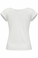 LIU JO WOMENS T SHIRT MINIMAL WHITE PRE OWNED S