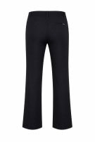 LIU JO FLARED TROUSERS MINIMAL BLACK WOMEN PRE OWNED S