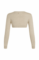LIU JO ΠΛΕΚΤΟ CROPPED ΜΠΕΖ ΓΥΝΑΙΚΕΙΟ PRE OWNED M