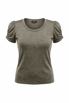 Liu Jo Melange Logo T-Shirt Khaki Women’s M-L