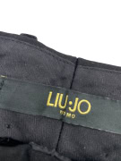 LIU JO UOMO Υφασμάτινο Παντελόνι Smart Casual Logo Μαύρο Ανδρικό XL