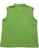 LL BEAN SLEEVELESS POLO CLASSIC GREEN WOMENS PRE OWNED M