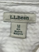 L.L. BEAN ΠΟΥΚΑΜΙΣΟ SEERSUCKER ΛΕΥΚΟ ΓΥΝΑΙΚΕΙΟ M