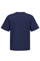 LOGOMAN FOOTBALL TEE ATHLETIC NAVY MEN PRE OWNED XL