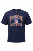 LOGOMAN FOOTBALL TEE ATHLETIC NAVY MEN PRE OWNED XL