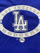 LOS ANGELES DODGERS GRAPHIC TEE ATHLETIC BLUE MEN PRE OWNED XL