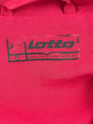 LOTTO GIACCA SPORTIVA STILE RETRO ROSSA UNISEX L